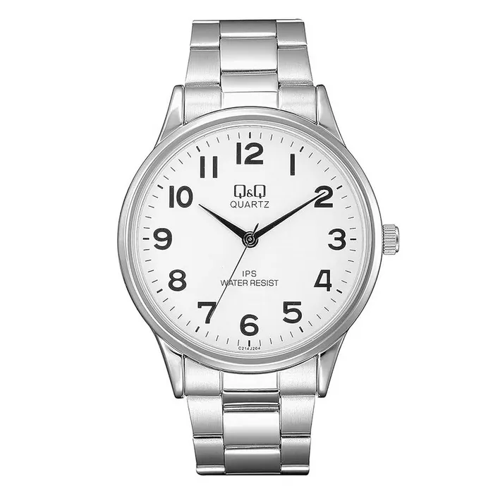 Reloj Para Hombre Casual Q&q Qyq C214j204y Acero + Estuche