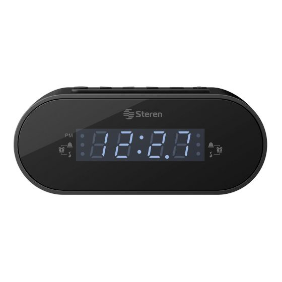 Radio Reloj Despertador Digital Fm Steren Clk-240