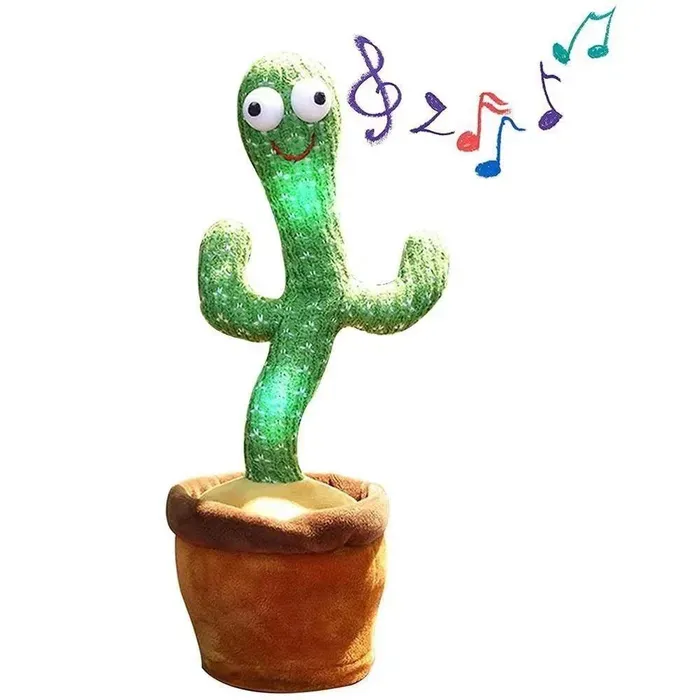 Juguete Muñeco Cactus Bailarin Imita La Voz