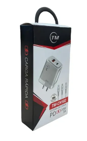 Cargador Para Celular Micro V8 20w 3.1A QC 3.0 (TM) Ref: CH102