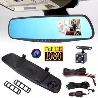 Espejo Retrovisor TV Doble Cámara Para Carro FULL HD Vehículo