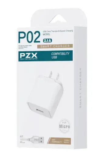 Cargador Para Celular Iphone 2.1A PZX (TM) Ref: P02