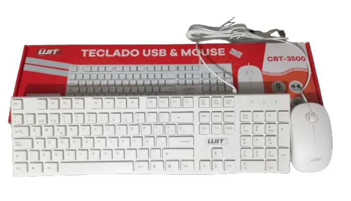 Combo Alambrico Teclado y Mouse CBT-3500