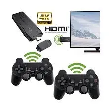 Consola Retro Hdmi 2 Controles Inalambricos Mas 10000 Juegos