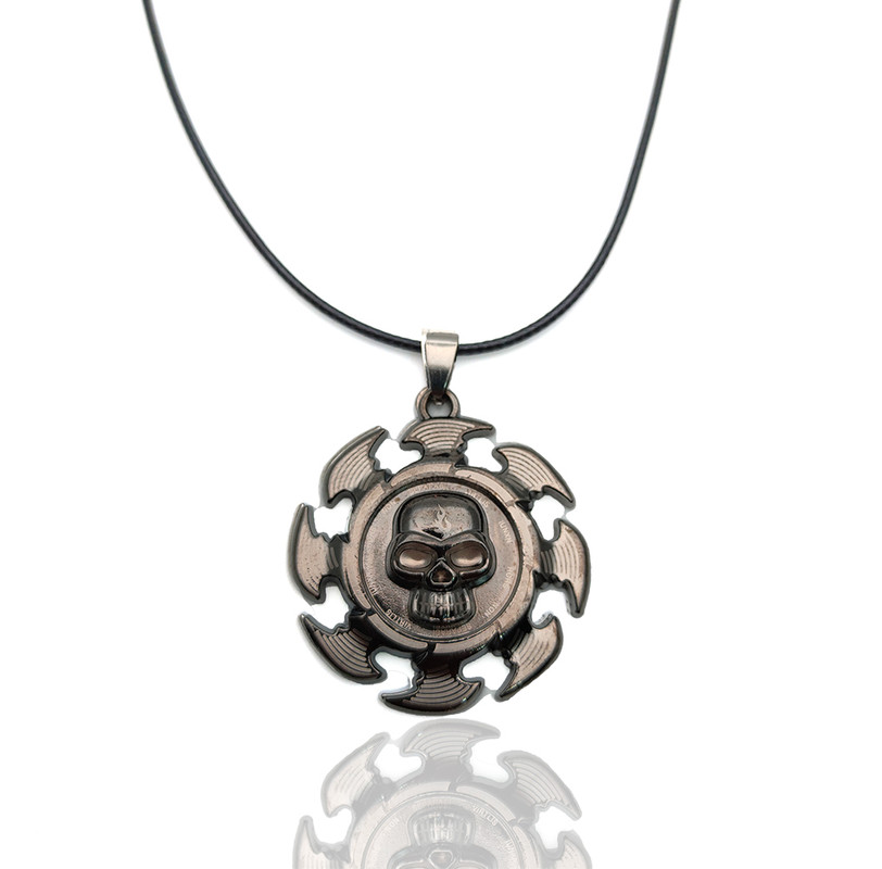 Collar Calavera Circular