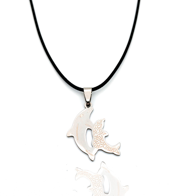 Collar Delfin Plateado