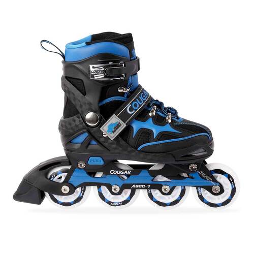 
 Patines en Linea Ajustables Cougar CR3-X Azul