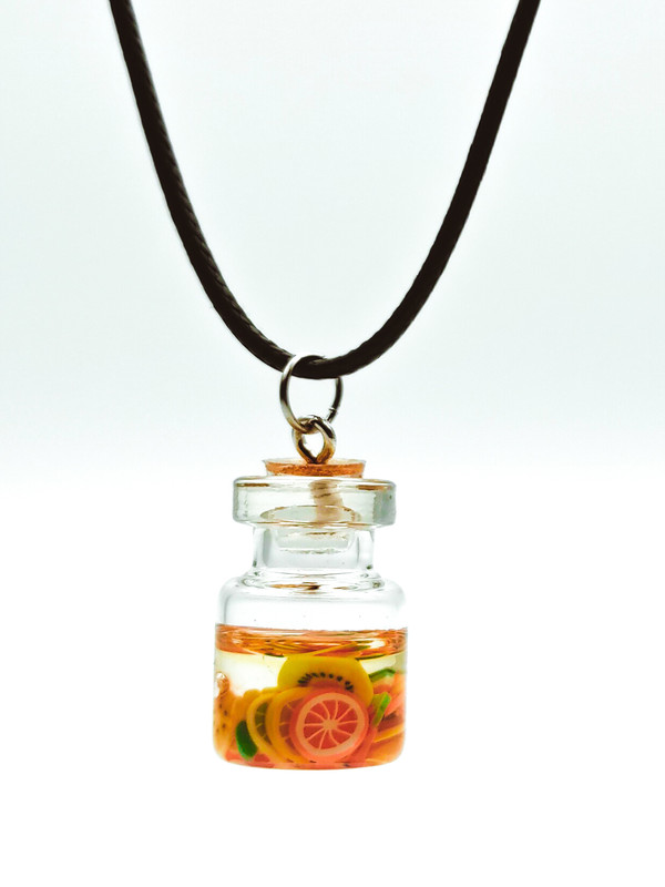 Collar Cristal Coctel Frutas