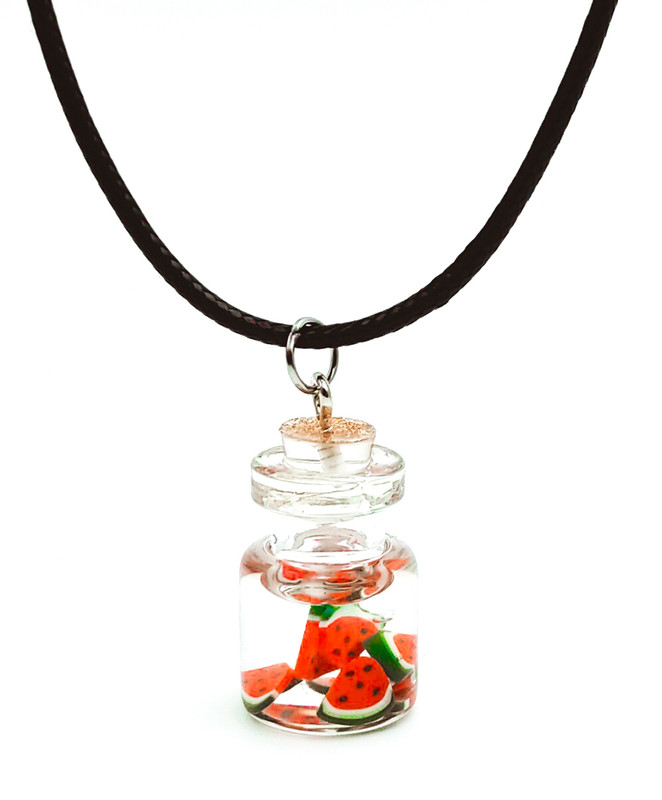 Collar Cristal Coctel Sandia