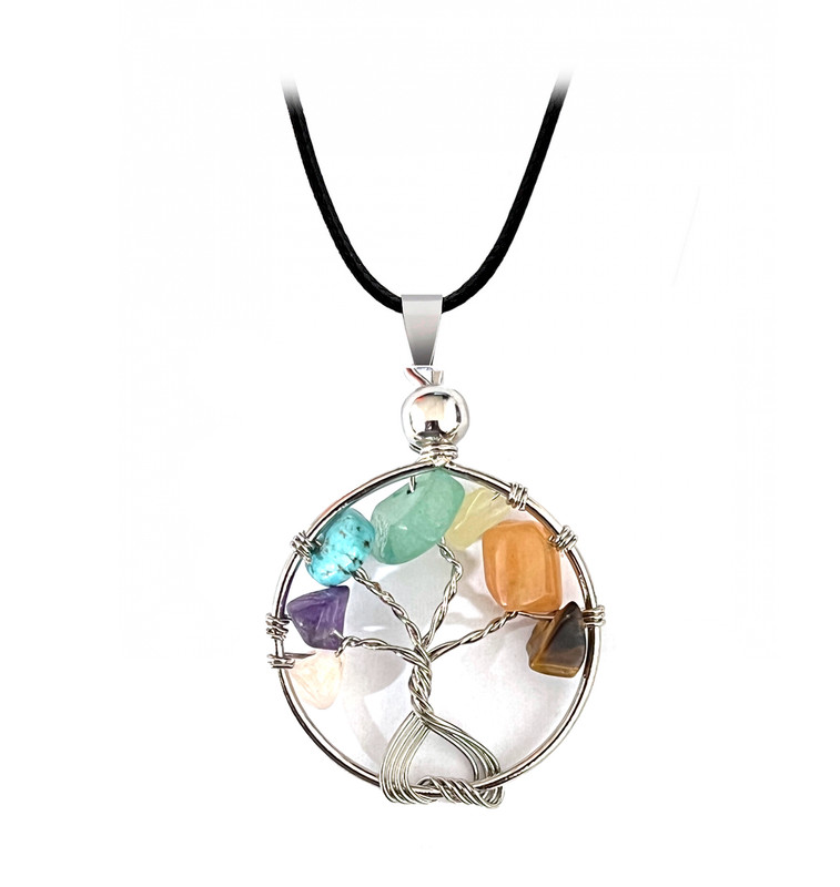 Collar Arbol De La Vida 7 Chakras