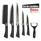 Set de Cuchillos De Cocina Báss Asa Antideslizante X 6 Pcs