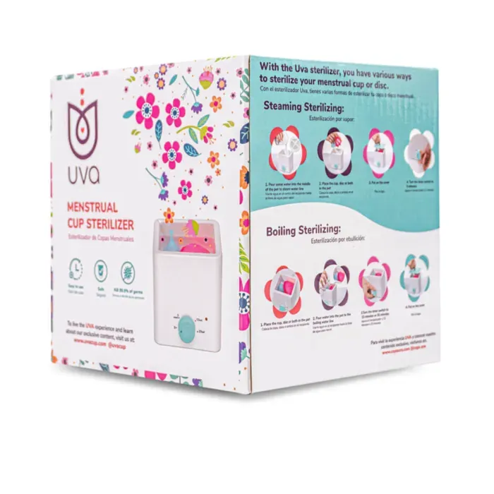 Esterilizador de Copas Menstruales UVA