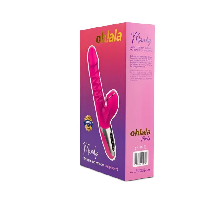 Vibrador Succionador Sube Y Baja  Mandy Impermeable