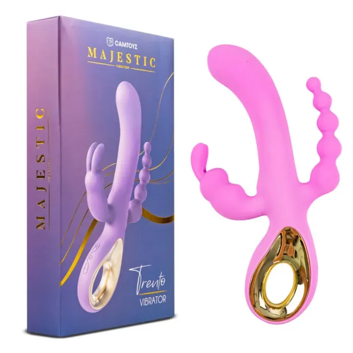 Vibrador Triple Estimulación Trento Recargable