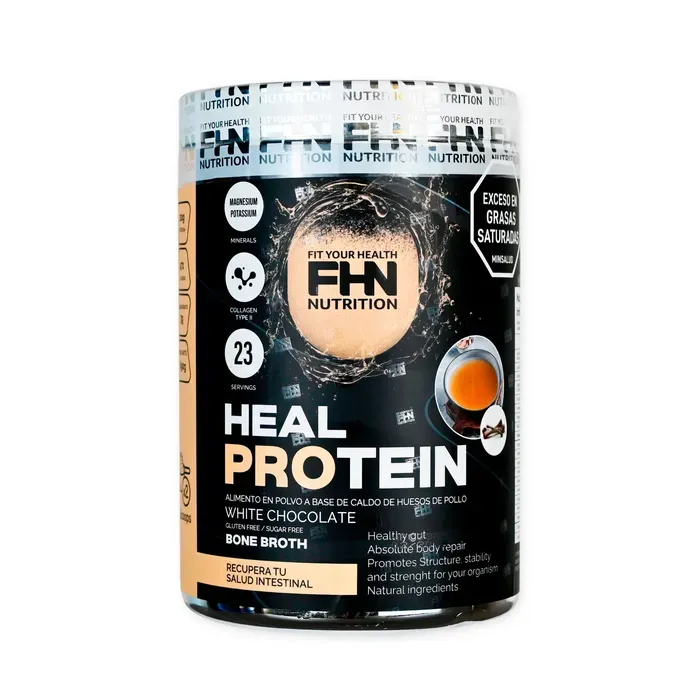 Proteína Heal Protein White Chocolate 23 Servicios 1.5 LIBRAS + OBSEQUIO