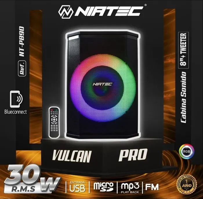 Parlante NiaTec VULCAN PRO - Con Control