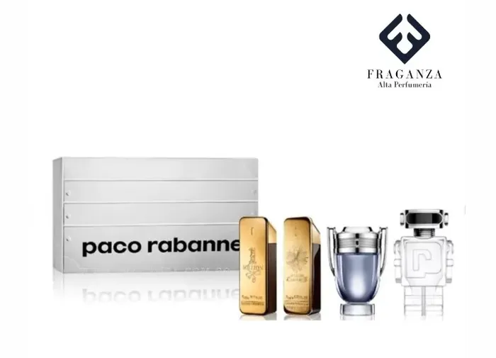  Estuche Paco Rabanne de regalo de perfume de tamaño de viaje para hombre