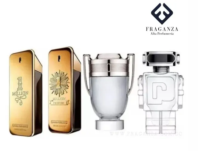  Estuche Paco Rabanne de regalo de perfume de tamaño de viaje para hombre