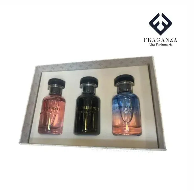 Estuche de perfumes Dama Louis Vuitton 3 Piezas X 30ML