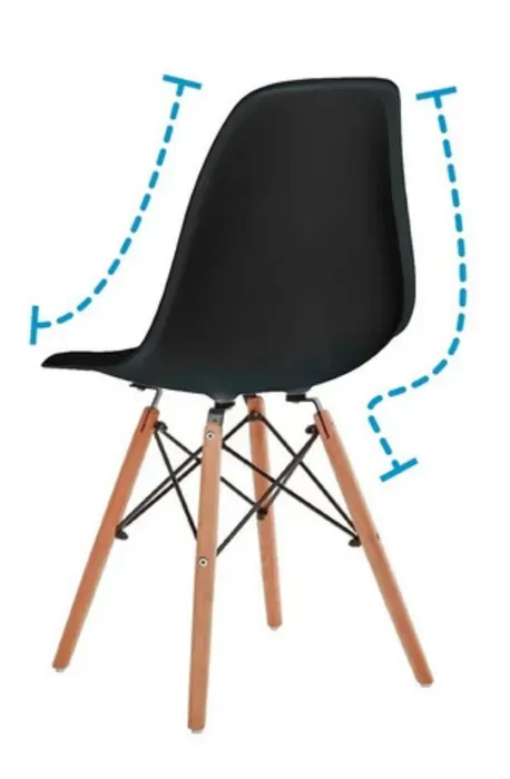 Kit 2 Sillas Magnux Charles Eames Madera - Eiffel