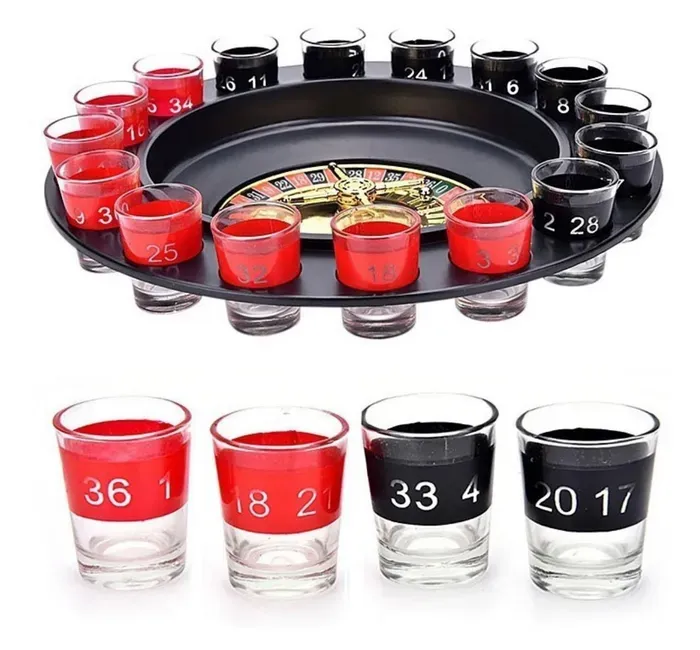 Ruleta De Shots Juego De Mesa Shots Drinker Juego De Fiestas