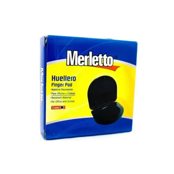 Almohadilla Dactilar Negra Ref. 1497618 Merletto x 2 unidades