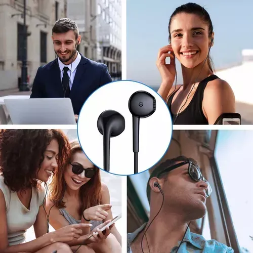 Audífonos In-ear Manos Libres Alámbrico Tipo Usb C Aut124 Negro