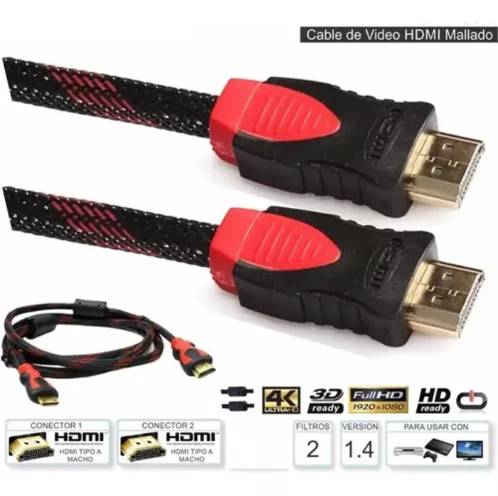Cable Hdmi 20 Metro Ps3 Ps4 Xbox 360 Laptop Pc Full Hd 1080p