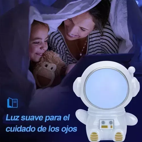 Lámpara De Astronauta Led De Noche Usb Nocturna Portátil