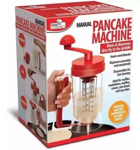 Maquina Mezclador Pancakes Dispensador Manual Para Hot Cakes