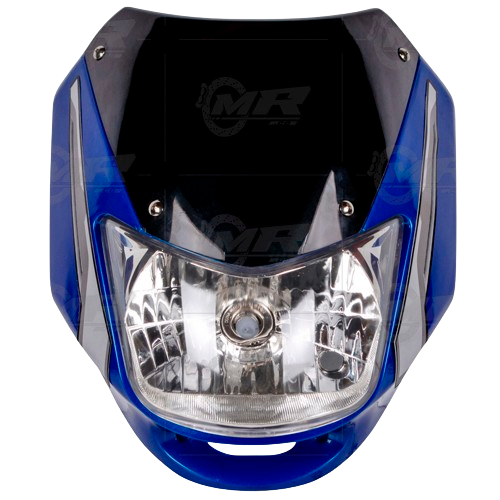 Carenaje Azul Osc+Visor+Farola+Calca Gris Boxer Ct 100 Skyflow Kit