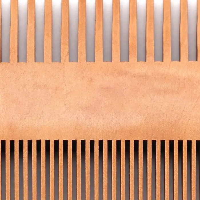 Cepillo/peine Profesional Madera Fortalece Barba Y Cabello Color Marrón plano Genérica Peine Crecimiento marrón 9cm de diámetro