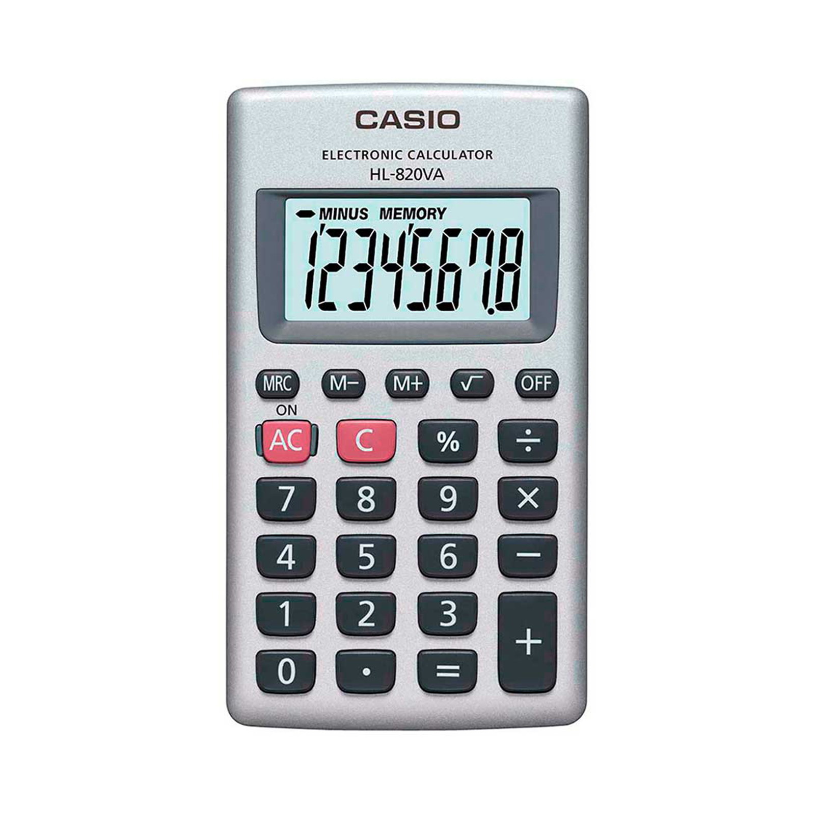 Calculadora De Bolsillo 8 Dígitos Pantalla Grande Casio