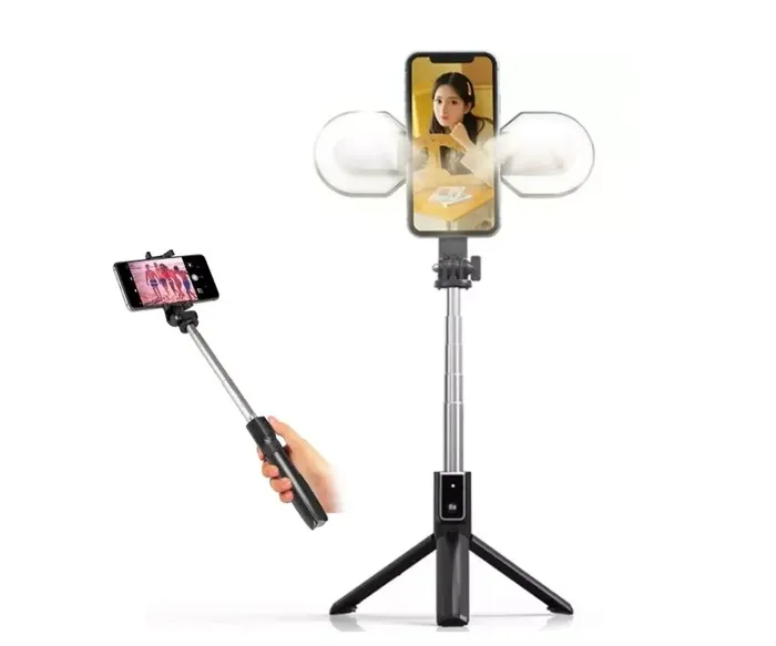 Tripode Para Celular Con Aro De Luz Monopod Bluetooth Selfie