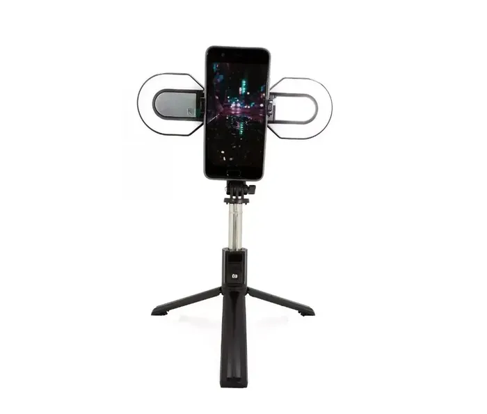 Tripode Para Celular Con Aro De Luz Monopod Bluetooth Selfie
