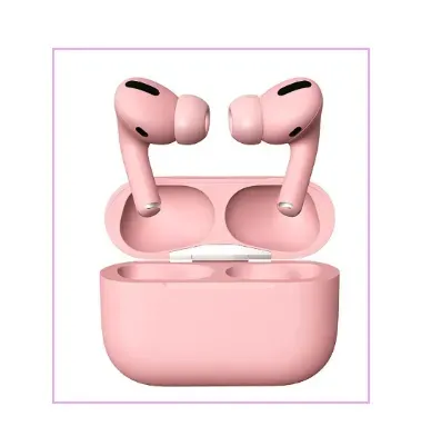 AirPods Pro F-130 Rosado + Estuche + Cuerda Antiperdida