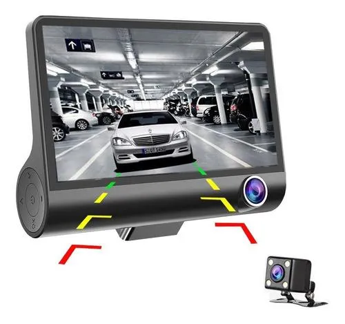 Cámara Para Carro Dvr 3 Lentes 1080p Full Hd Dash Cam 3 En