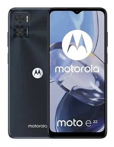 Celular MOTOROLA E22 128GB 4RAM Negro 