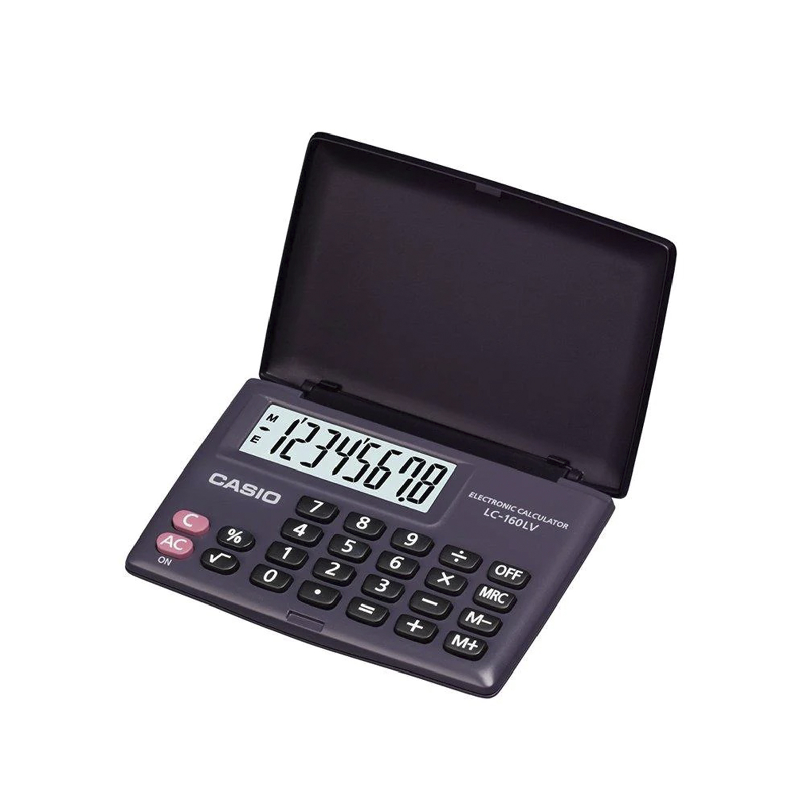 Calculadora De Bolsillo 8 Dígitos Negro Plegable Casio