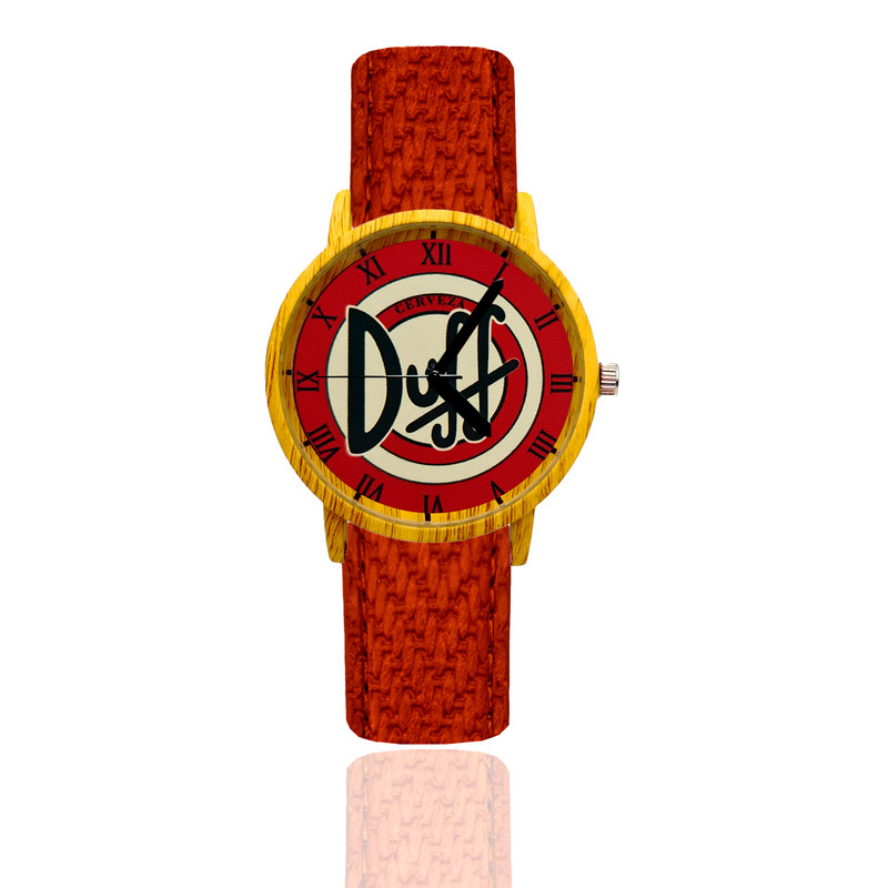 Reloj Duff Simpson Estilo Madera 