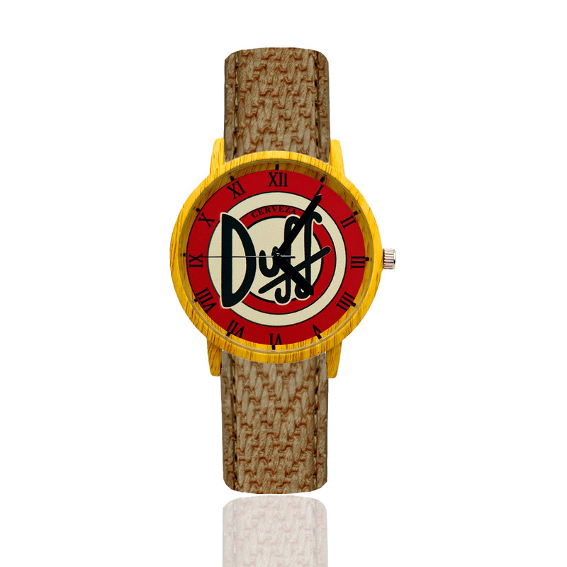 Reloj Duff Simpson Estilo Madera Marron