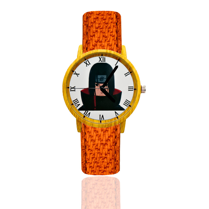 Reloj Itachi Estilo Madera Marron Claro