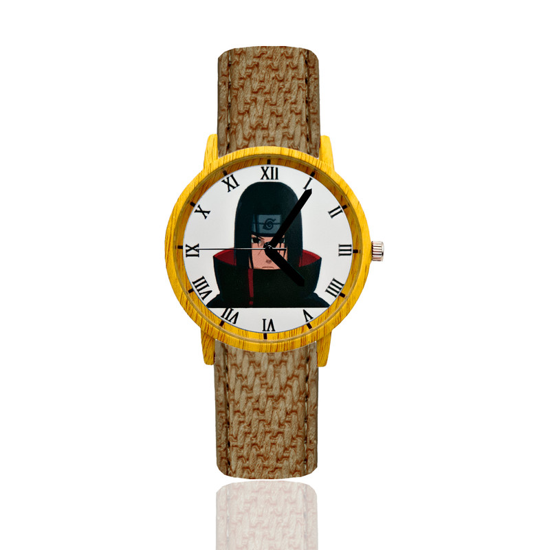 Reloj Itachi Estilo Madera Marron