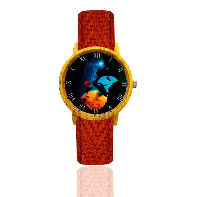 Reloj Principito Estilo Madera 