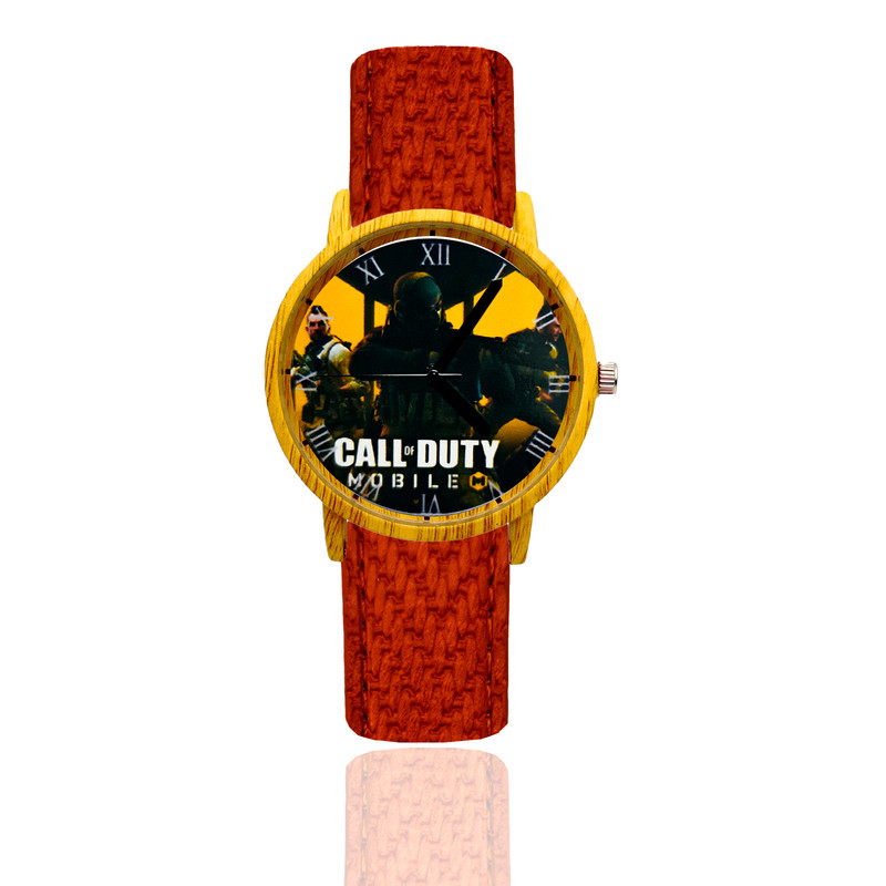 Reloj Call Of Duty Estilo Madera 