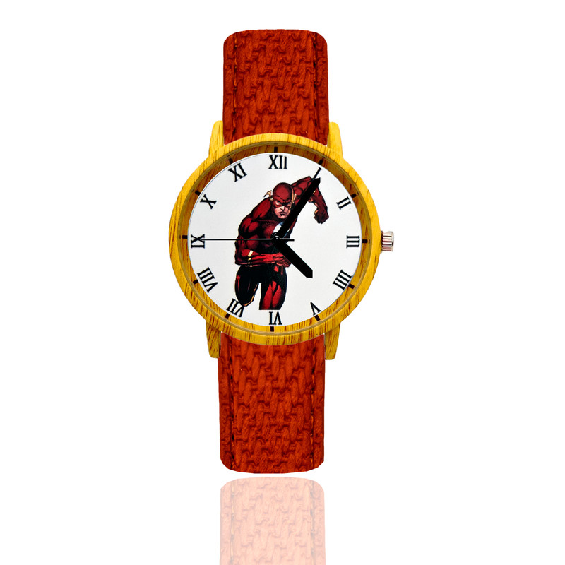 Reloj Flash Estilo Madera 