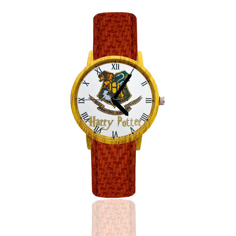 Reloj Harry Potter Estilo Madera 