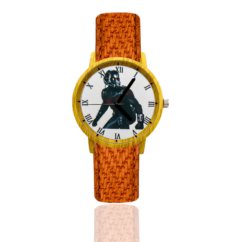 Reloj Ant Man Estilo Madera Marron Claro