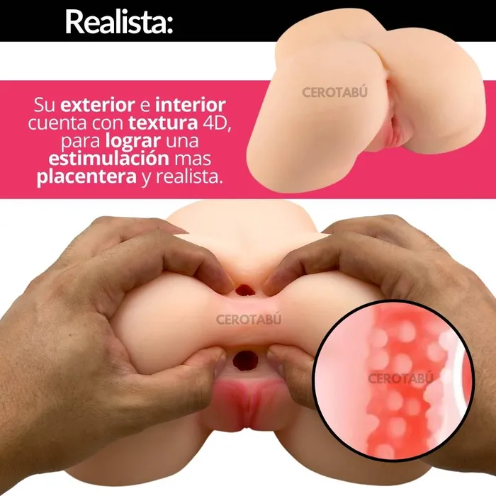 Masturbador Masculino Ano Vagina Textura Realista 4D