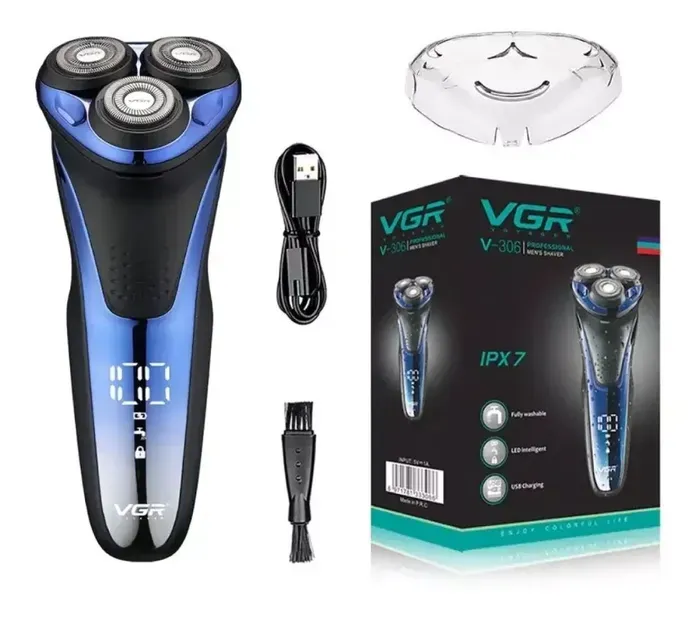 Afeitadora Electrica Shaver Rasuradora Recargable Vgr V-306